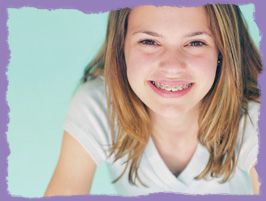 photo: girl with braces