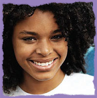 she is wearing ibraces, too!